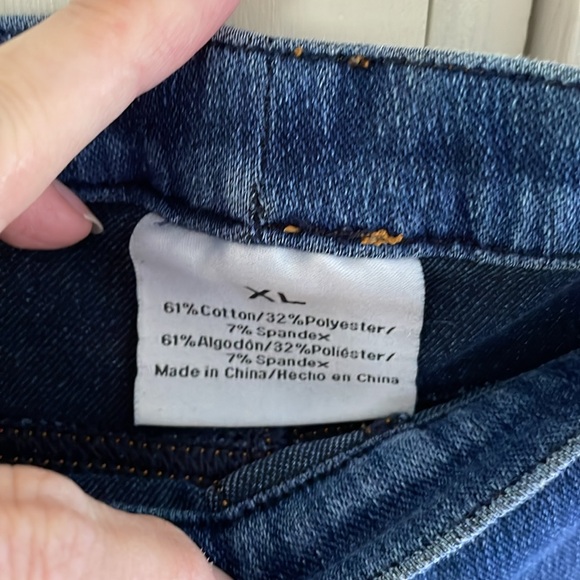 Blue Denim Jeggings 2 pair XL - Picture 5 of 8